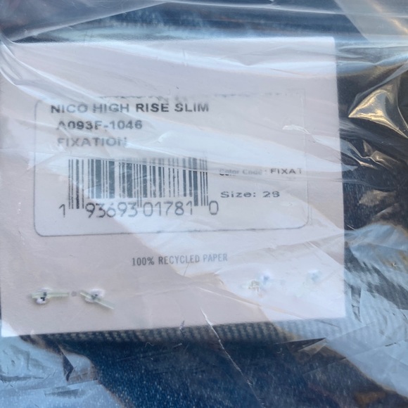 AGOLDE Nico High Rise Slim in Fixation - Picture 9 of 10